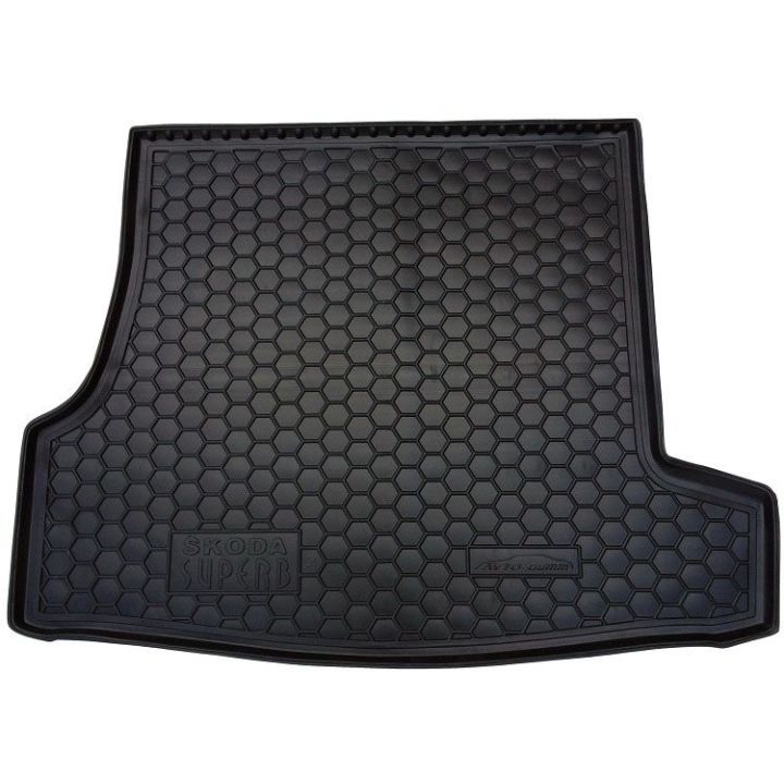 Коврик в багажник для Skoda Superb '02-08, полиуретановый (AVTO-Gumm)