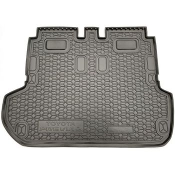 Коврик в багажник для Toyota Previa 6-7 мест '00-06, полиуретановый (AVTO-Gumm)