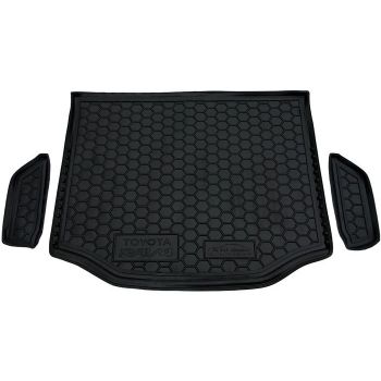 Коврик в багажник для Toyota RAV4 '13-18, с полноразмерным запасным колесом, полиуретановый (AVTO-Gumm)