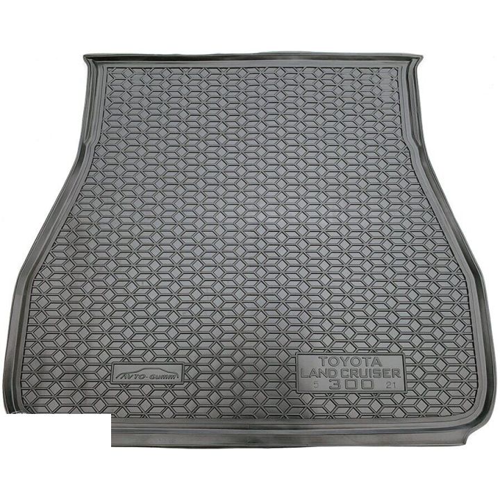 Коврик в багажник для Toyota Land Cruiser 300 '21-, полиуретановый (AVTO-Gumm)
