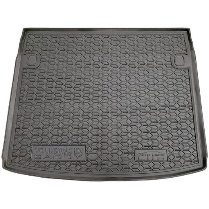 Коврик в багажник для Volkswagen Caddy '21-, полиуретановый (AVTO-Gumm)