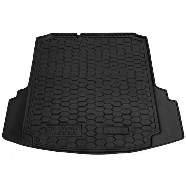 Коврик в багажник для Volkswagen Jetta VI '10-, коврик с "ушами", полиуретановый (AVTO-Gumm)