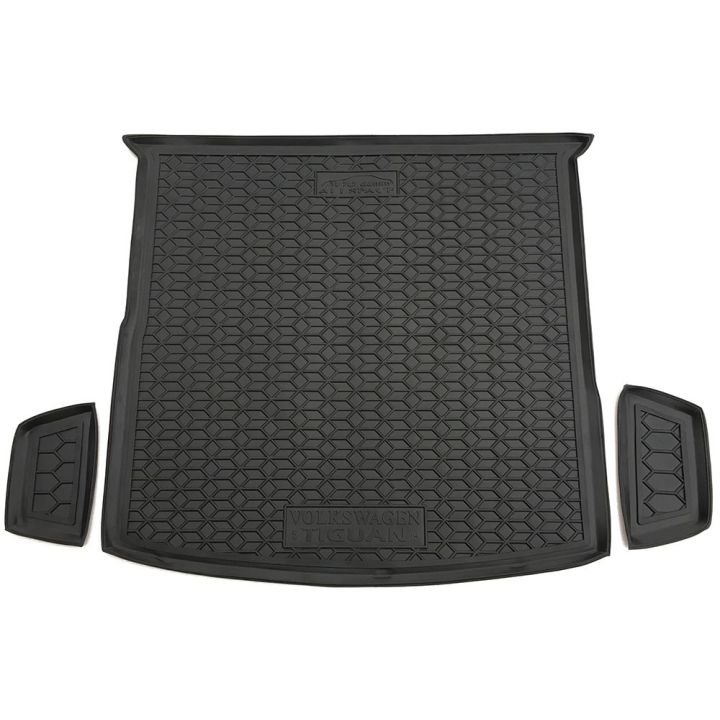 Коврик в багажник для Volkswagen Tiguan Allspace '16- 5 мест, полиуретановый (AVTO-Gumm)