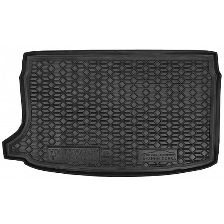 Коврик в багажник для Volkswagen T-Cross '19- верхний, полиуретановый (AVTO-Gumm)