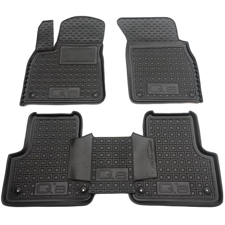 Коврики в салон для Audi Q8 (2018>) резиновые (AVTO-Gumm)