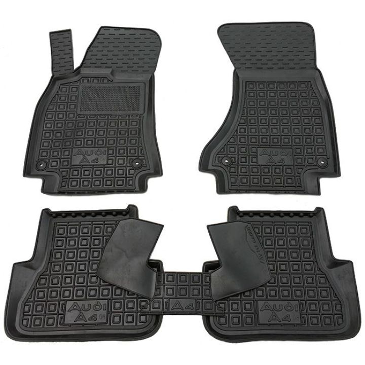 Коврики в салон для Audi A4 (B8) (2008>) резиновые (AVTO-Gumm)