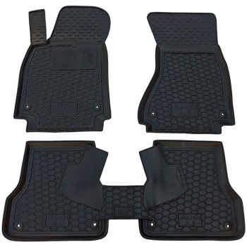 Коврики в салон для Audi A6 (C7) (2014>) резиновые (AVTO-Gumm)