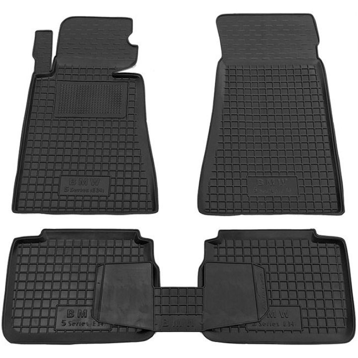 Коврики в салон для BMW E34 5-серия (1988-1996) резиновые (AVTO-Gumm)