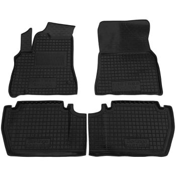 Коврики в салон для Citroen Berlingo (2010>) TOP (с подлокотником) резиновые (AVTO-Gumm)