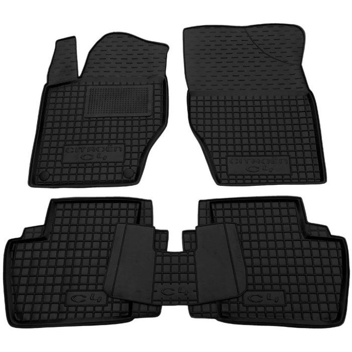 Коврики в салон для Citroen C-4 (2010>) резиновые (AVTO-Gumm)