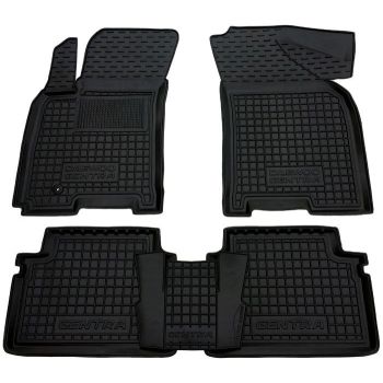 Коврики в салон для Daewoo Gentra '13-, резиновые (AVTO-Gumm)