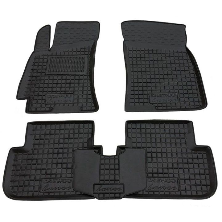 Коврики в салон для Daewoo Lanos / Sens '98-, резиновые (AVTO-Gumm)