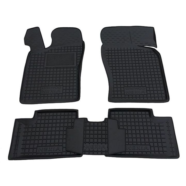 Коврики в салон для Daewoo Nexia '08-16, резиновые (AVTO-Gumm)