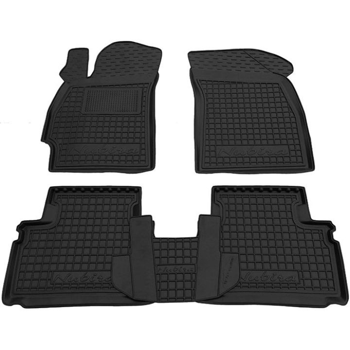 Коврики в салон для Daewoo Nubira '97-99, резиновые (AVTO-Gumm)