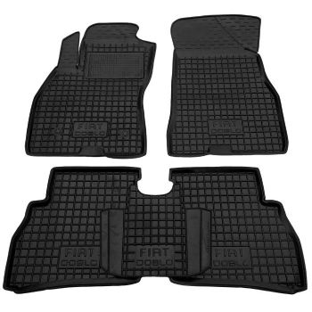 Коврики в салон для Fiat Doblo (2010>), резиновые (AVTO-Gumm)