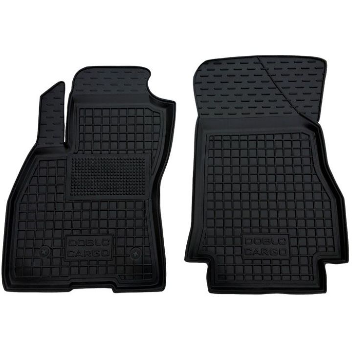 Коврики в салон для Fiat Doblo CARGO (2010>), резиновые (AVTO-Gumm)