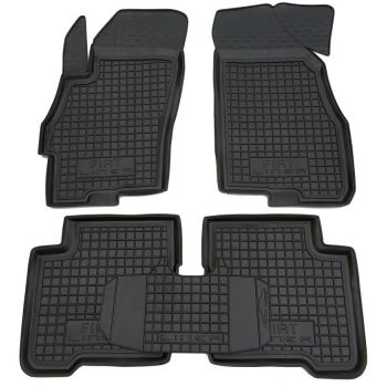 Коврики в салон для Fiat Linea '07-15, резиновые (AVTO-Gumm)