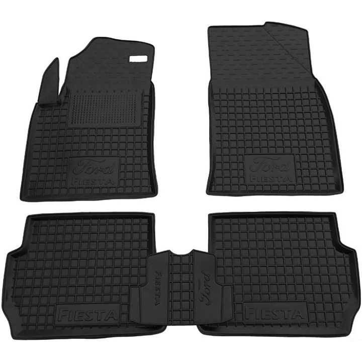 Коврики в салон для Ford Fiesta '02-09 резиновые, (AVTO-Gumm)