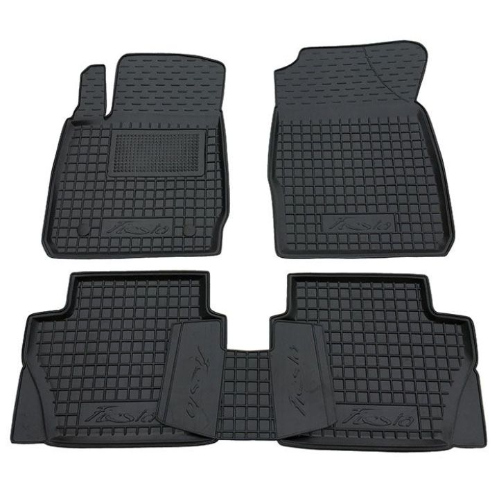Коврики в салон для Ford Fiesta '09-17 резиновые, (AVTO-Gumm)