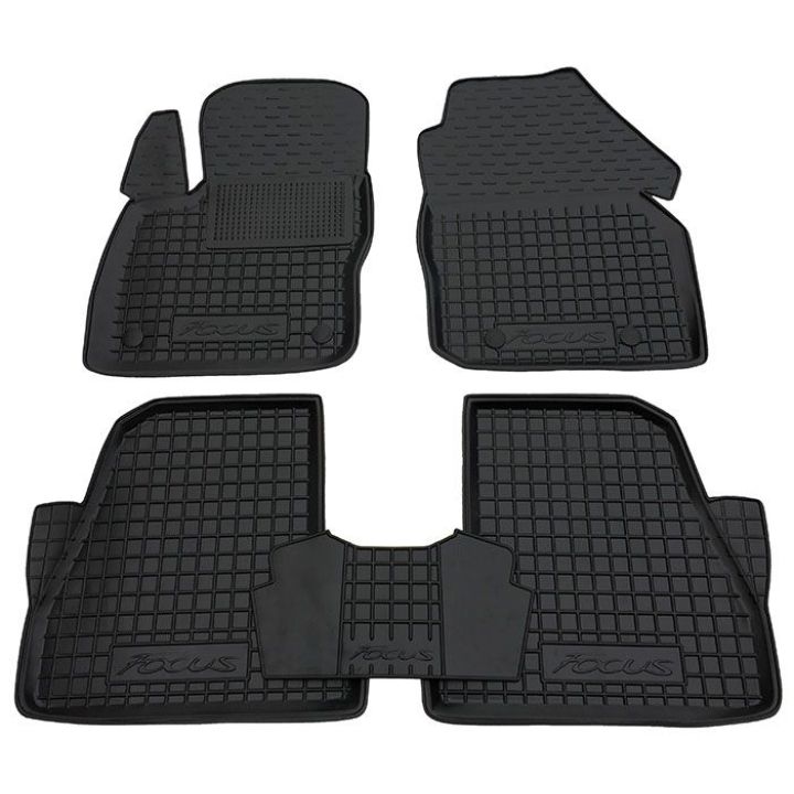Коврики в салон для Ford Focus 2011>, резиновые (AVTO-Gumm)