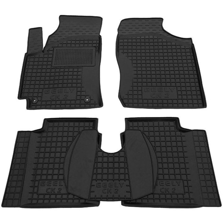 Коврики в салон для Geely CK '09-, резиновые (AVTO-Gumm)