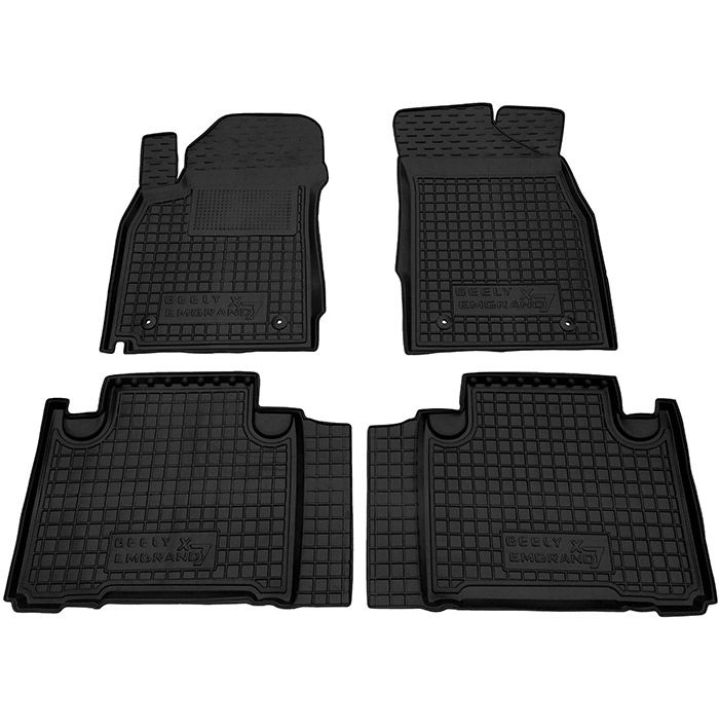 Коврики в салон для Geely Emgrand X7 2013-, резиновые (AVTO-Gumm)