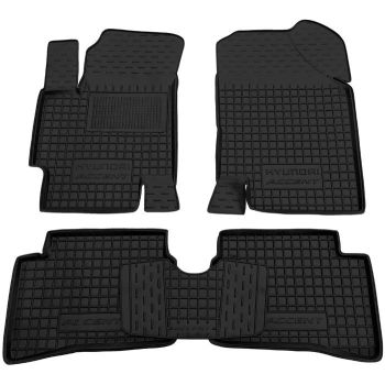 Коврики в салон для Hyundai Accent 2006-2010, резиновые (AVTO-Gumm)