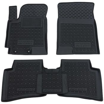 Коврики в салон для Hyundai Accent 2017-, резиновые (AVTO-Gumm)