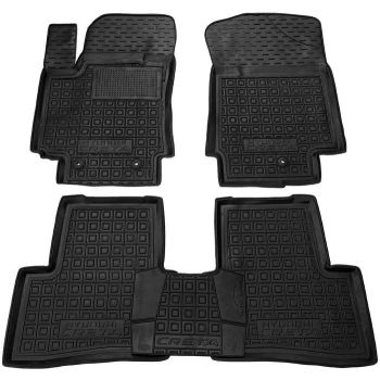 Коврики в салон для Hyundai Creta '16-, резиновые (AVTO-Gumm)