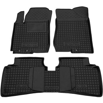 Коврики в салон для Hyundai Elantra 2007-, резиновые (AVTO-Gumm)