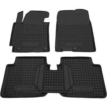 Коврики в салон для Hyundai Elantra 2011-, резиновые (AVTO-Gumm)