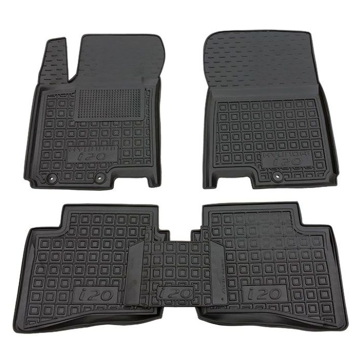 Коврики в салон для Hyundai i-20 '16-, резиновые (AVTO-Gumm)