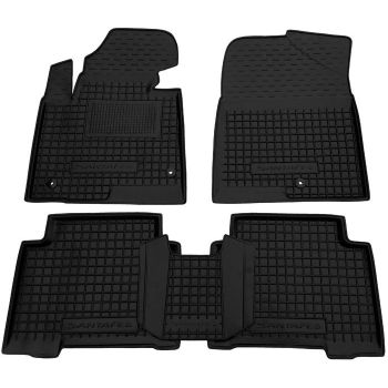 Коврики в салон для Hyundai Santa-Fe 2012- (5мест), резиновые (AVTO-Gumm)