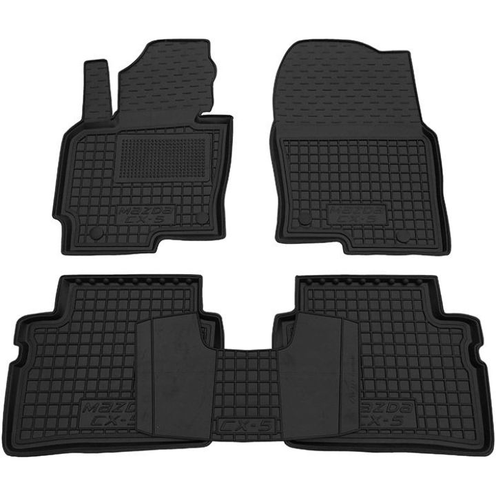 Коврики в салон для Mazda CX-5 2011-, резиновые (AVTO-Gumm)