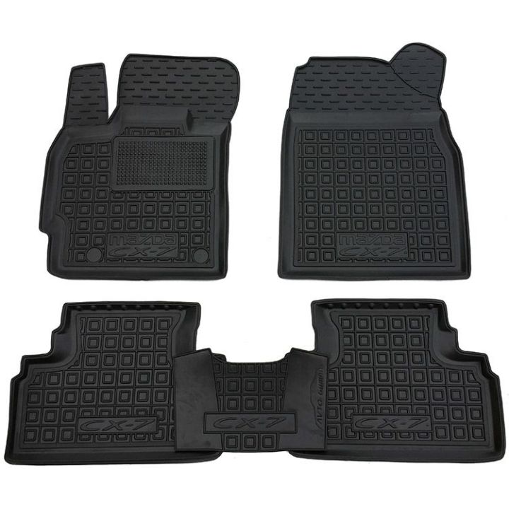 Килимки в салон для Mazda CX-7 2006-, гумові (AVTO-Gumm)