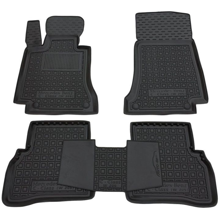 Коврики в салон для Mercedes C-class W205 '14-, резиновые (AVTO-Gumm)