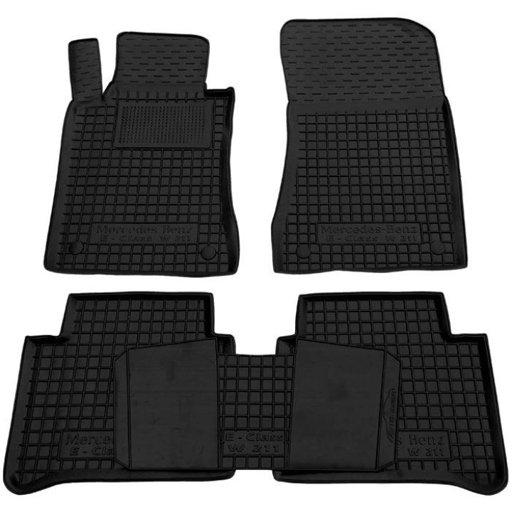 Коврики в салон для Mercedes E-Class W211 '02-09, резиновые (AVTO-Gumm)