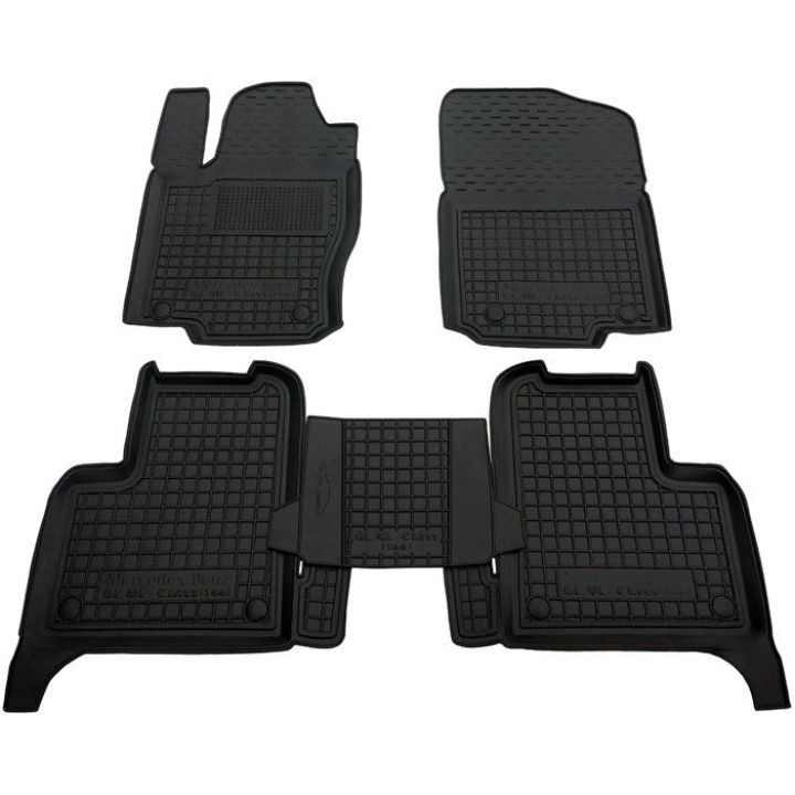 Коврики в салон для Mercedes GL-X166/GLS '12-19, резиновые (AVTO-Gumm)
