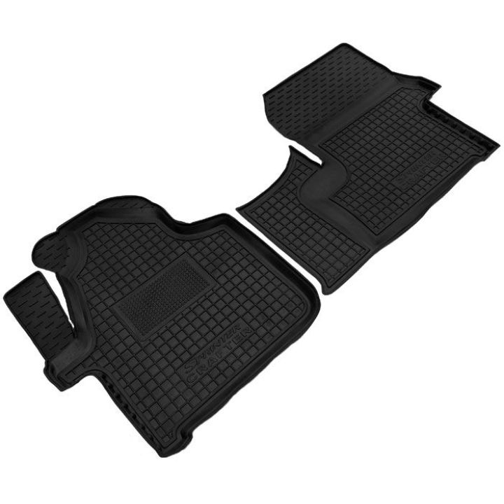 Коврики в салон для Volkswagen Crafter 2007-, резиновые (AVTO-Gumm)