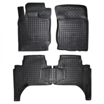 Коврики в салон для Mitsubishi L200 2016- "Invite", резиновые (AVTO-Gumm)