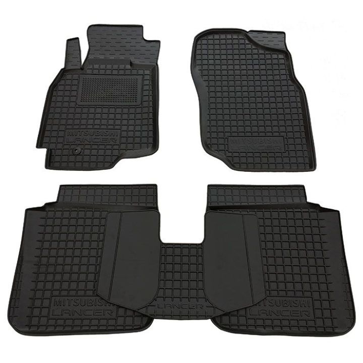 Коврики в салон для Mitsubishi Lancer 9 2003-, резиновые (AVTO-Gumm)