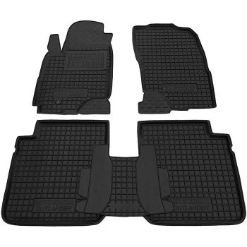 Коврики в салон для Mitsubishi Outlander 2003- АКП, резиновые (AVTO-Gumm)