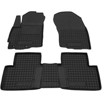 Коврики в салон для Mitsubishi Outlander XL 2006-, резиновые (AVTO-Gumm)