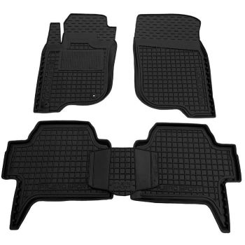Коврики в салон для Mitsubishi Pajero Sport 2008-, резиновые (AVTO-Gumm)