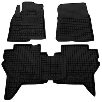 Коврики в салон для Mitsubishi Pajero Wagon lV 2007-, резиновые (AVTO-Gumm)