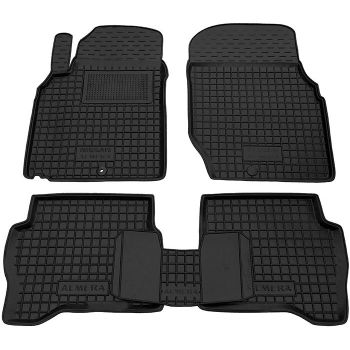 Коврики в салон для Nissan Almera Classic '06-13, резиновые (AVTO-Gumm)