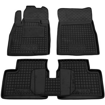 Коврики в салон для Nissan Micra 2013-, резиновые (AVTO-Gumm)