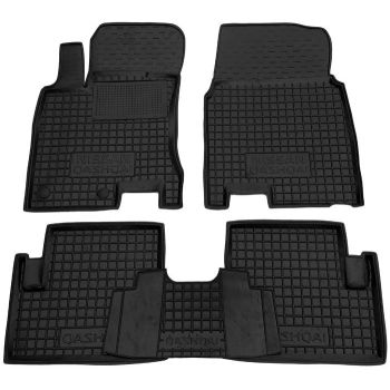 Коврики в салон для Nissan Qashqai '06-14, резиновые (AVTO-Gumm)