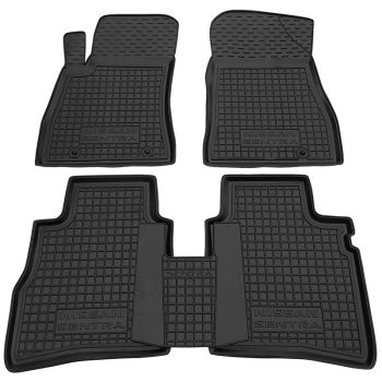 Коврики в салон для Nissan Sentra 2015-, резиновые (AVTO-Gumm)