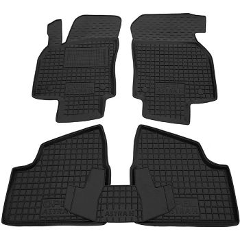 Коврики в салон для Opel Astra H '04-15, резиновые (AVTO-Gumm)